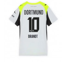 Borussia Dortmund Julian Brandt #10 Koszulka Wyjazdowa damskie 2025-26 Krótki Rękaw